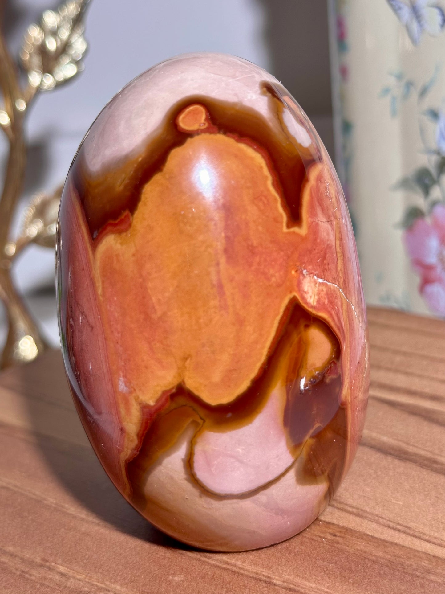 Desert rose polychrome jasper freeform