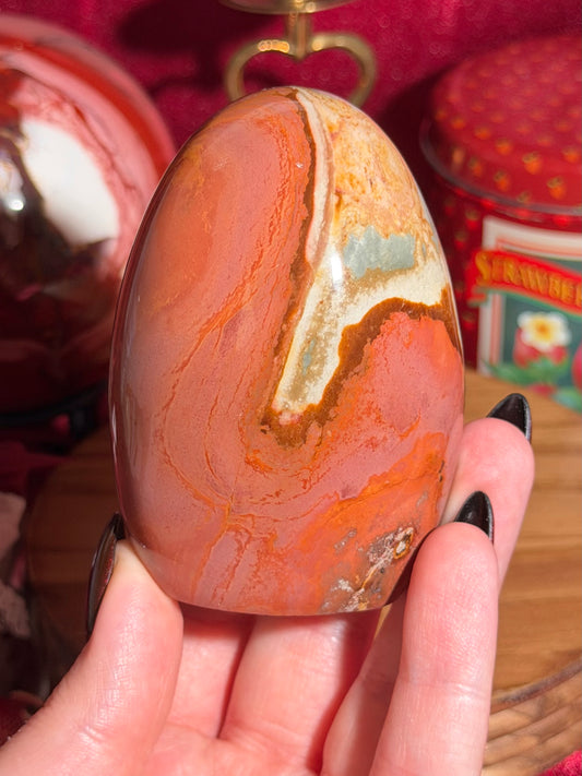 Polychrome jasper freeform