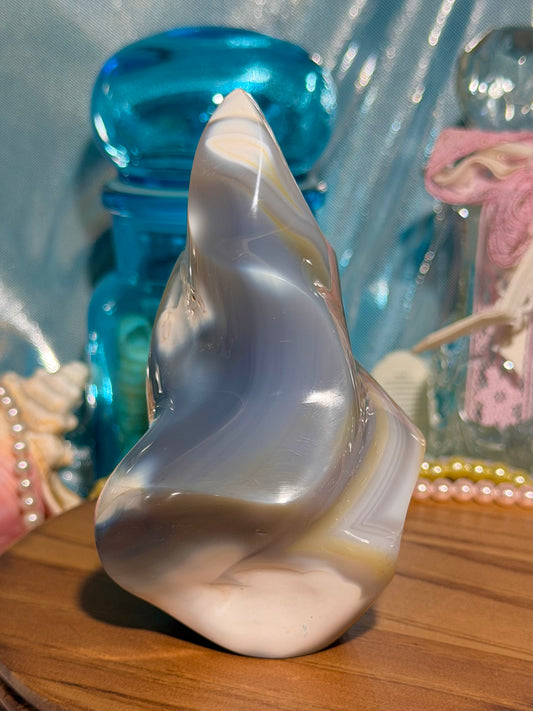 Orca agate flame