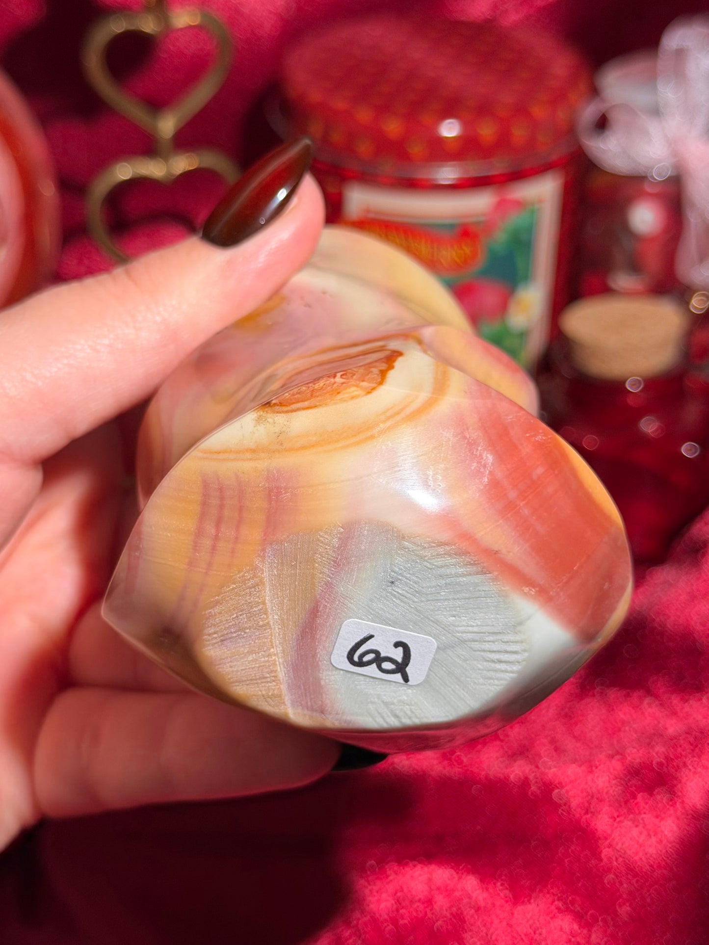 Polychrome jasper flame