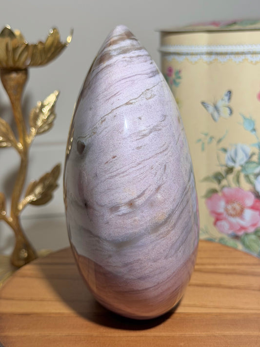 Pastel pink sea jasper freeform