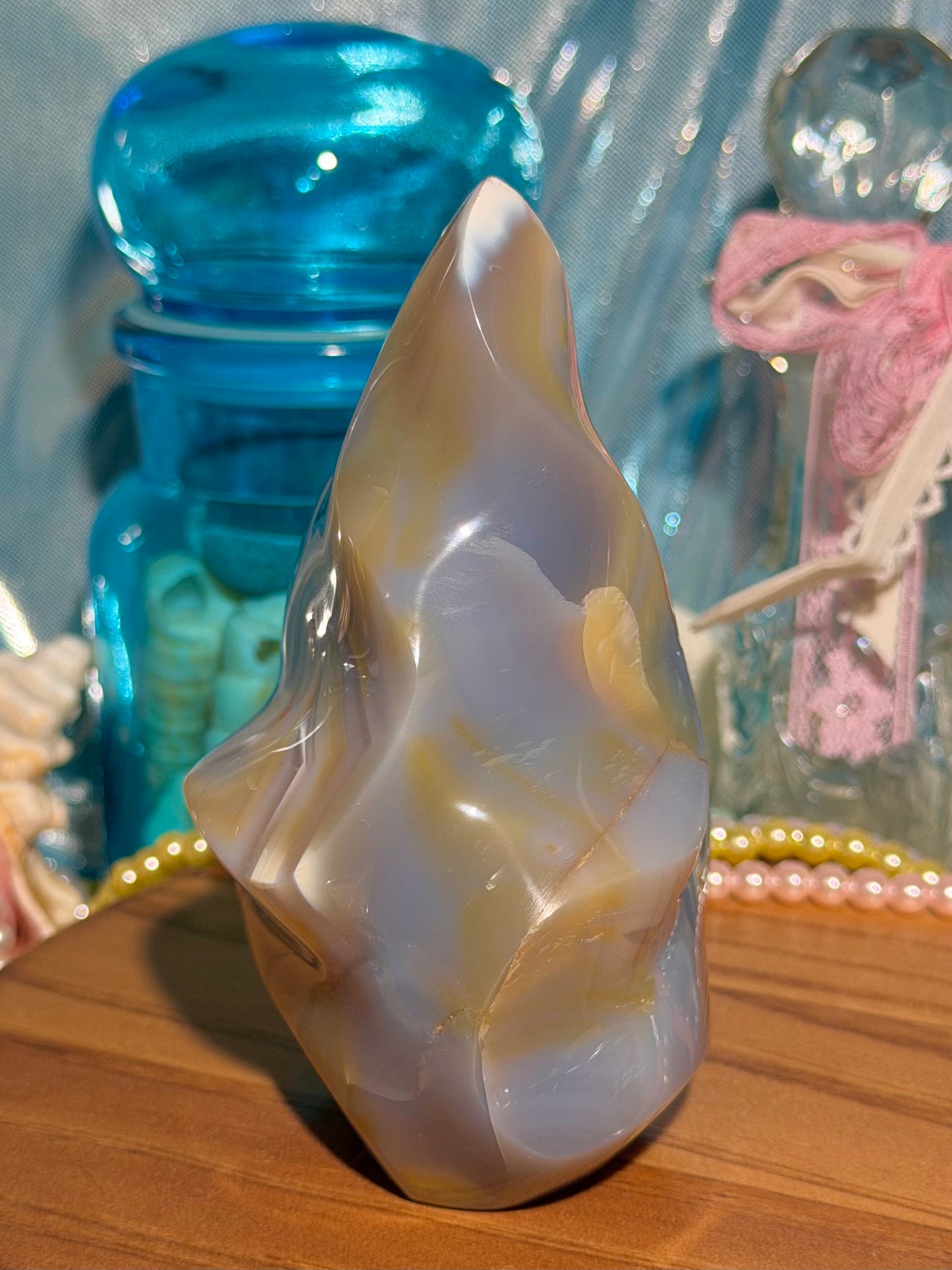 Orca agate flame