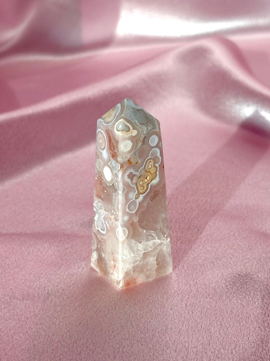 Flower agate tower (N)