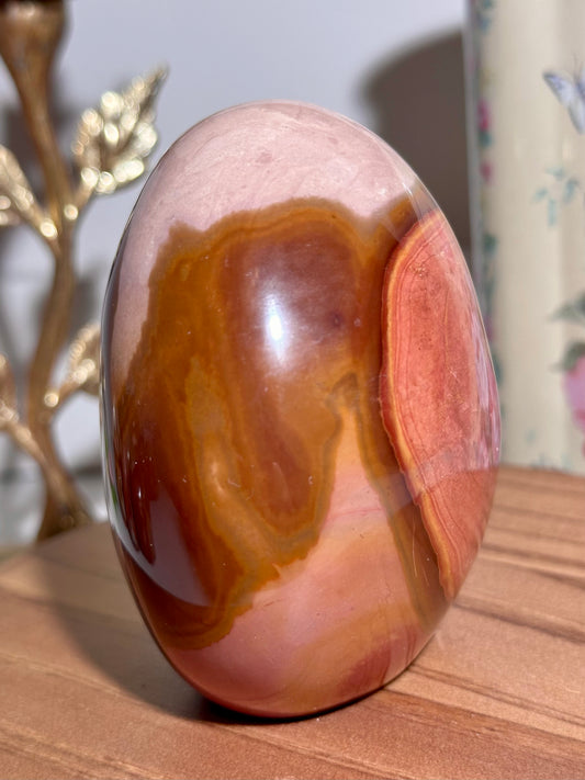 Desert rose polychrome jasper freeform