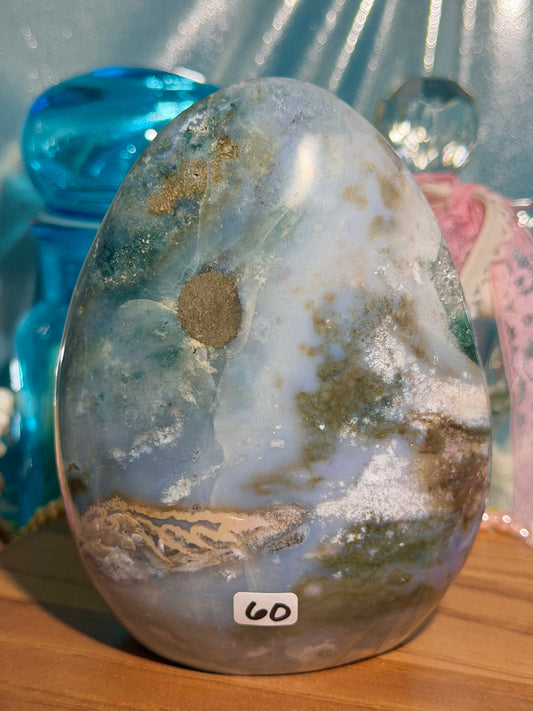 Pastel sea jasper freeform