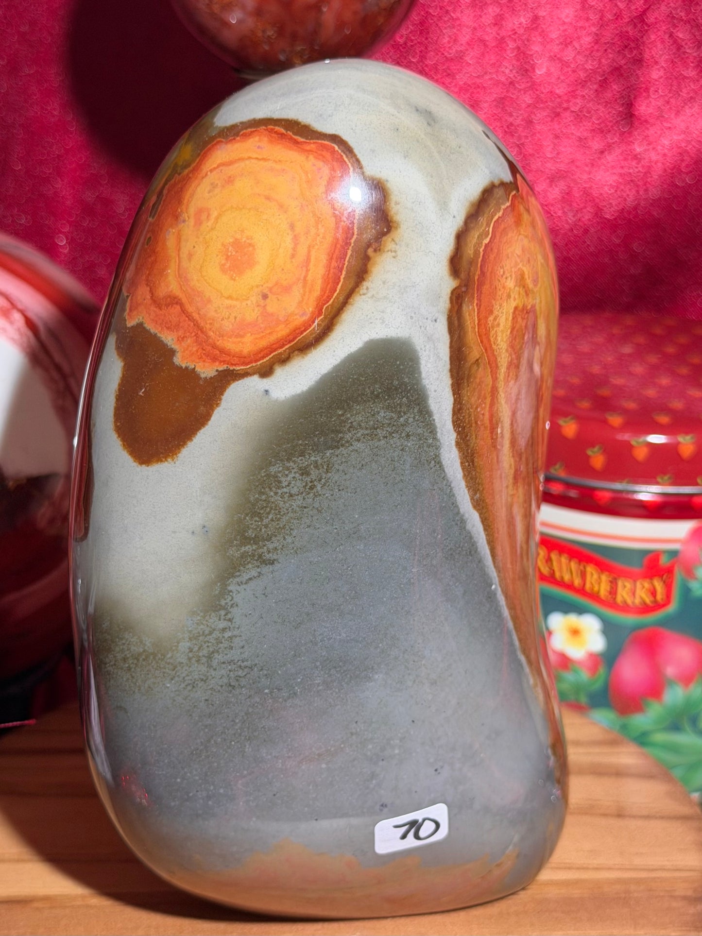 Large polychrome jasper freeform