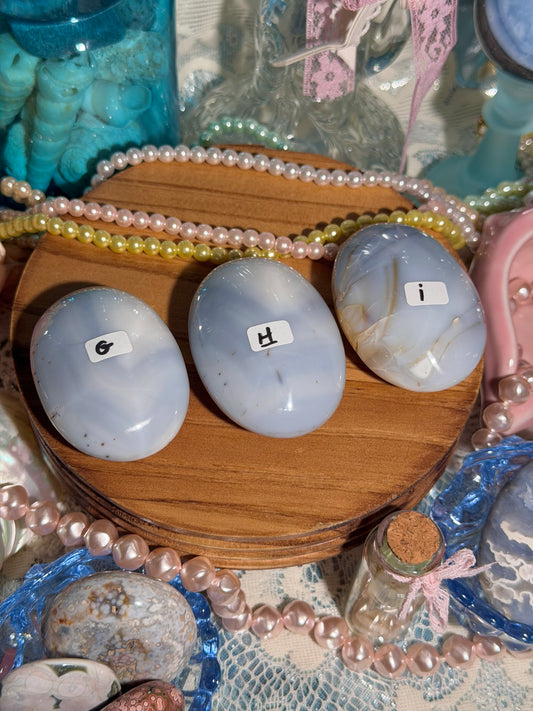 YOU PICK! Orca agate palmstone from Indonesia