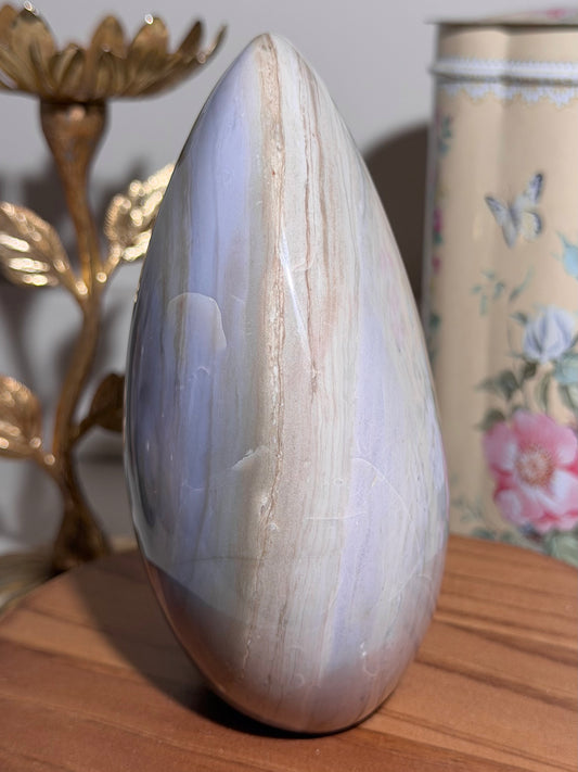 Calming blue sea jasper freeform