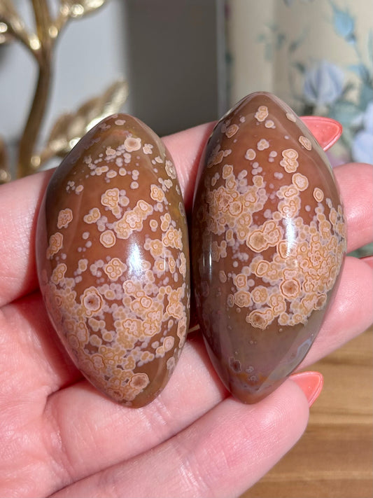 Chinese Zhanguo agate pair - fully polished!