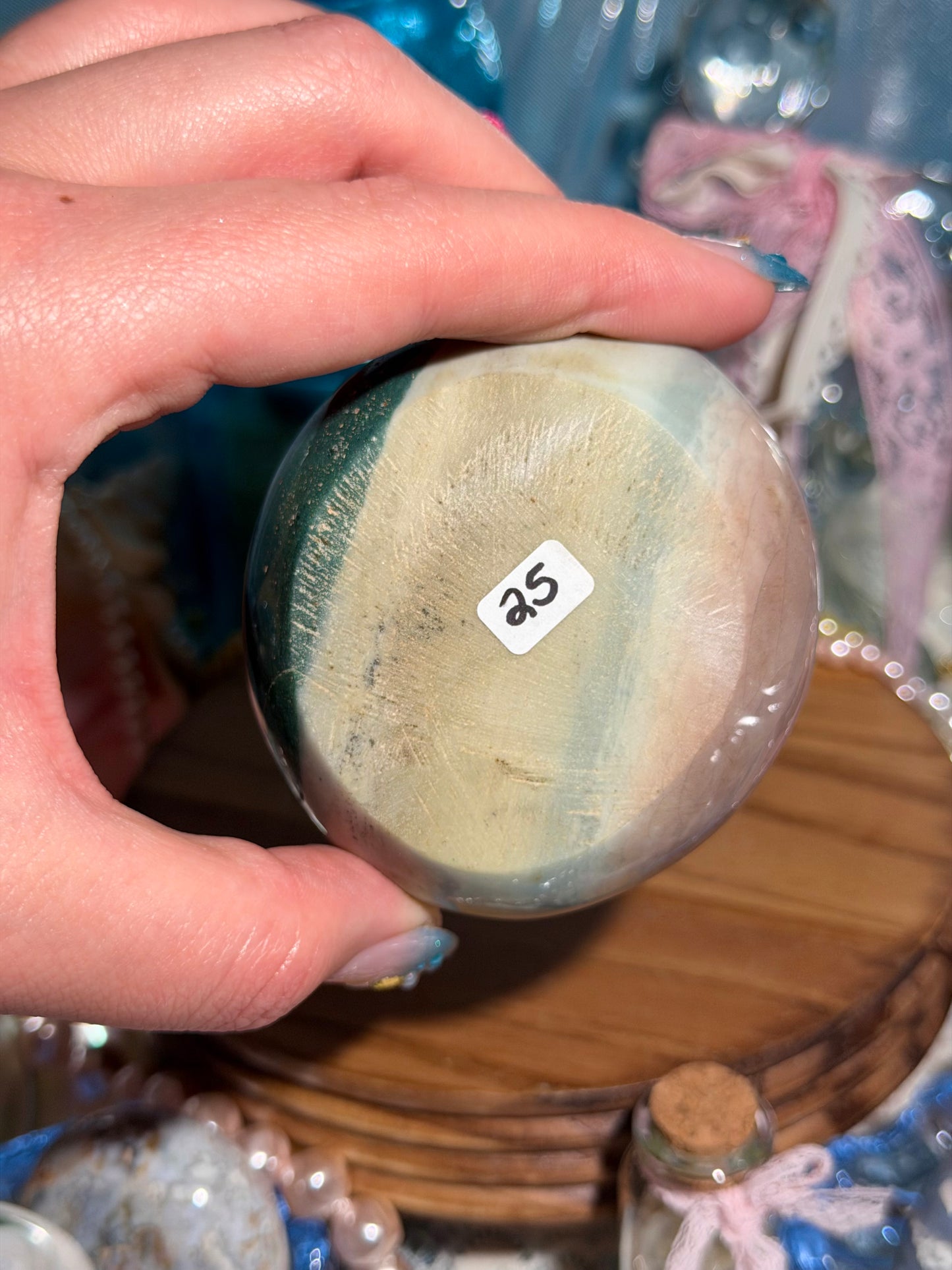 Polychrome jasper bowl