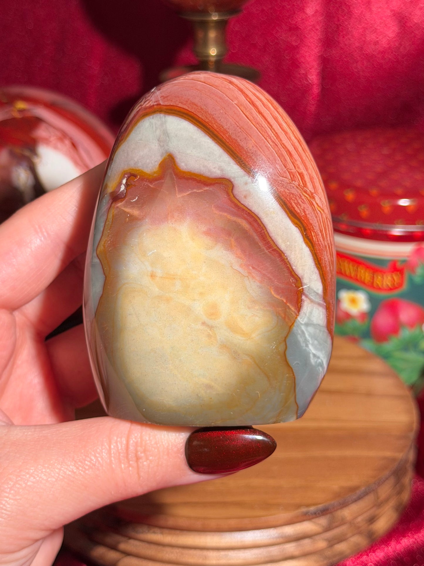 Polychrome jasper freeform