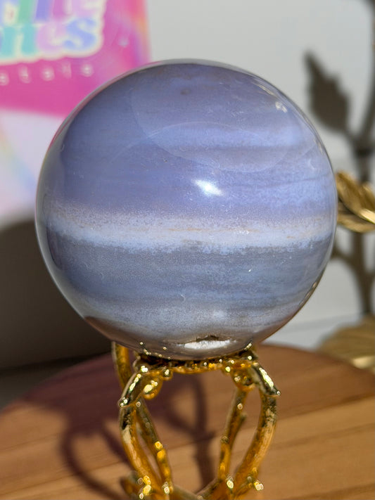 Pastel lilac sea jasper sphere