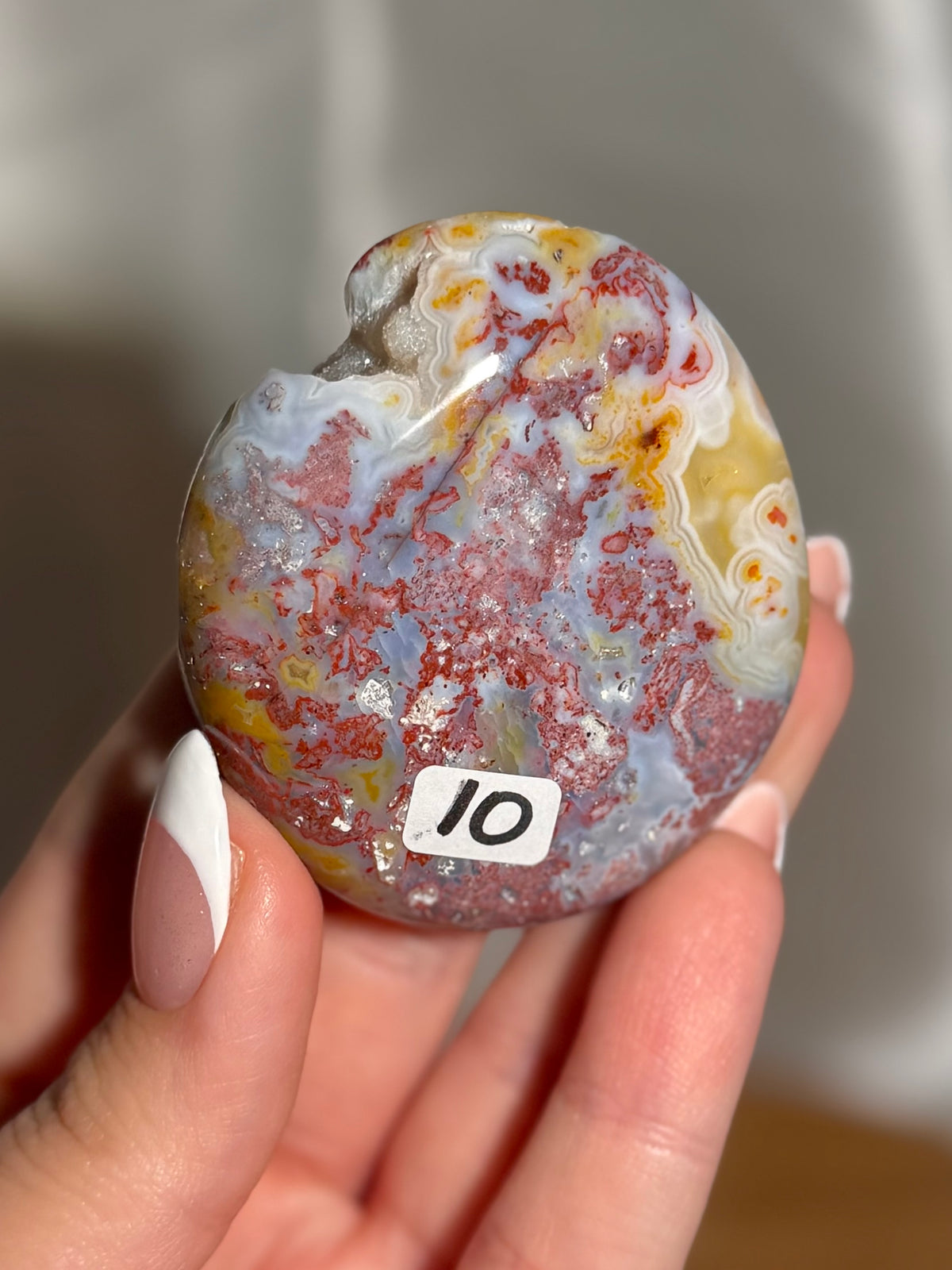 Cosmic jasper palmstone