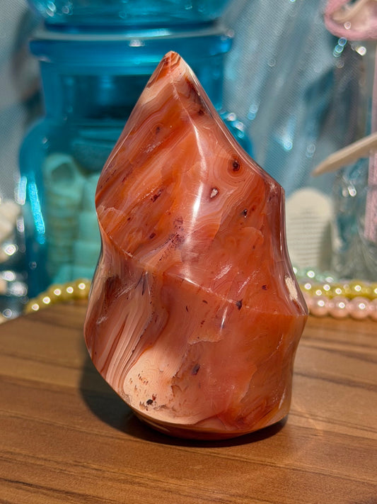 Toasty carnelian flame