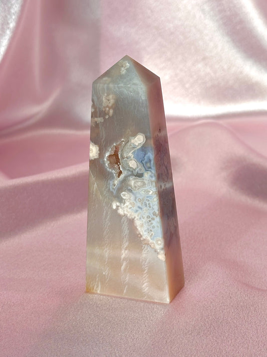 Flower agate tower (X)
