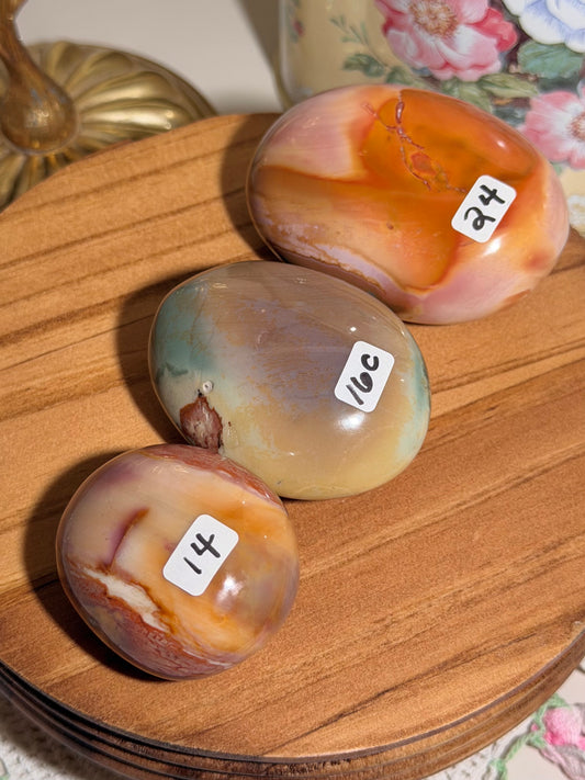 YOU PICK - Pastel polychrome palmstones
