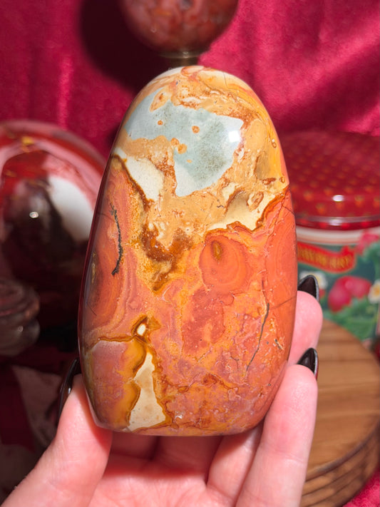 Polychrome jasper freeform