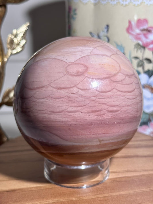 Pink polychrome sphere