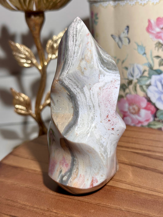 Pastel sea jasper flame