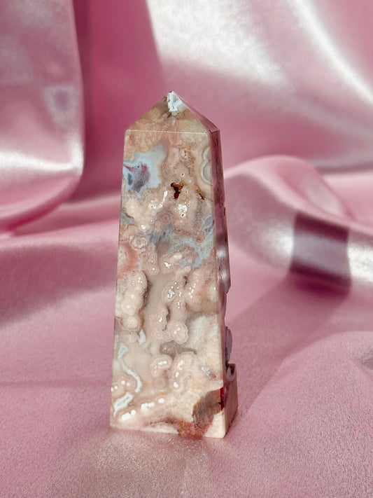 Flower agate tower (E)