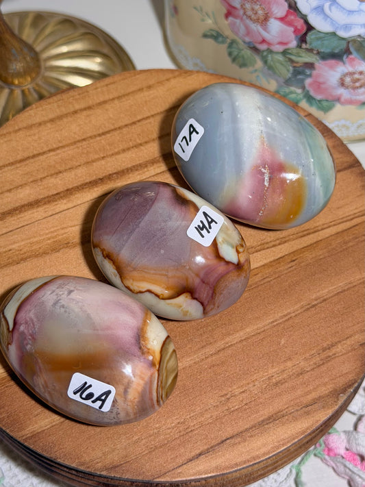 YOU PICK - Pastel polychrome palmstones
