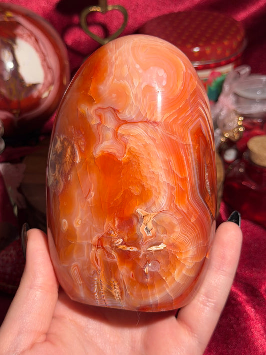 Large toasty carnelian freeform