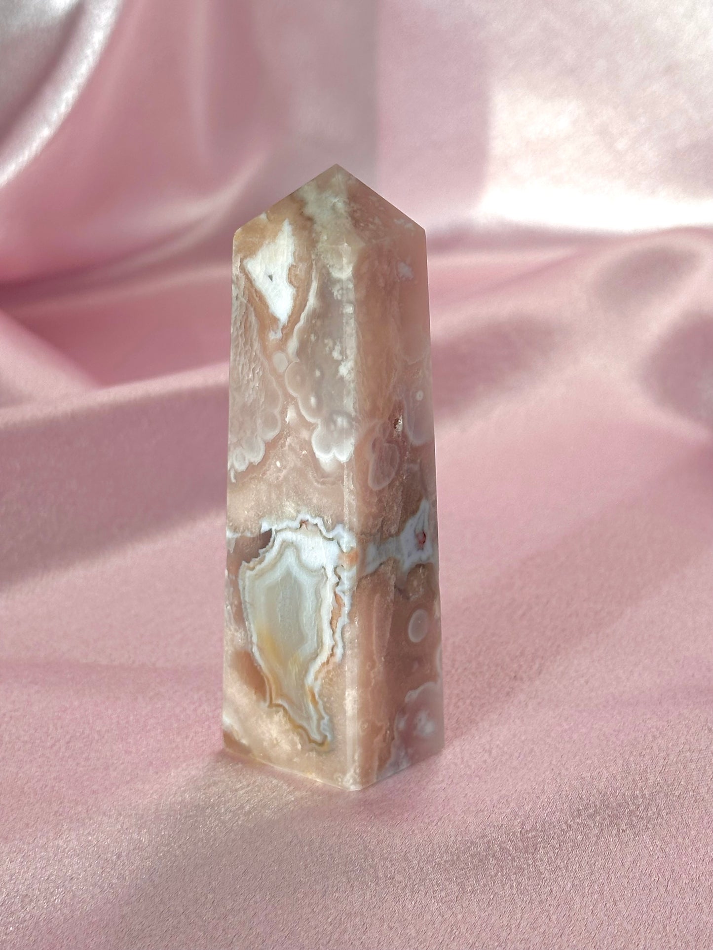 Flower agate tower (U)