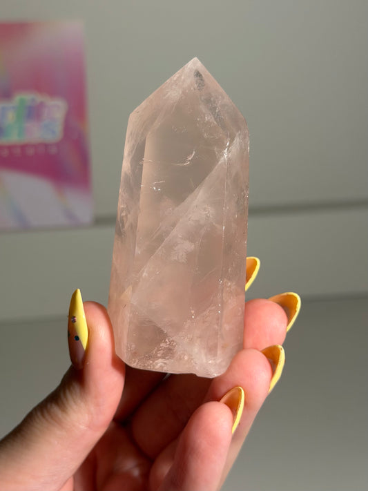Rose Quartz Mini Tower (15C) ⟢