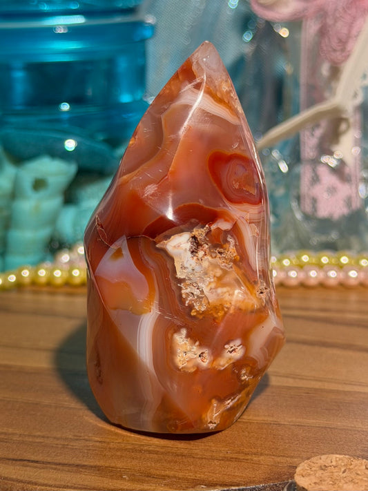 Pastel carnelian flame
