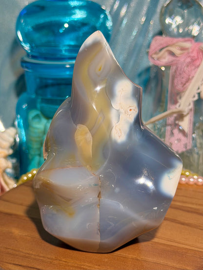 Orca agate flame