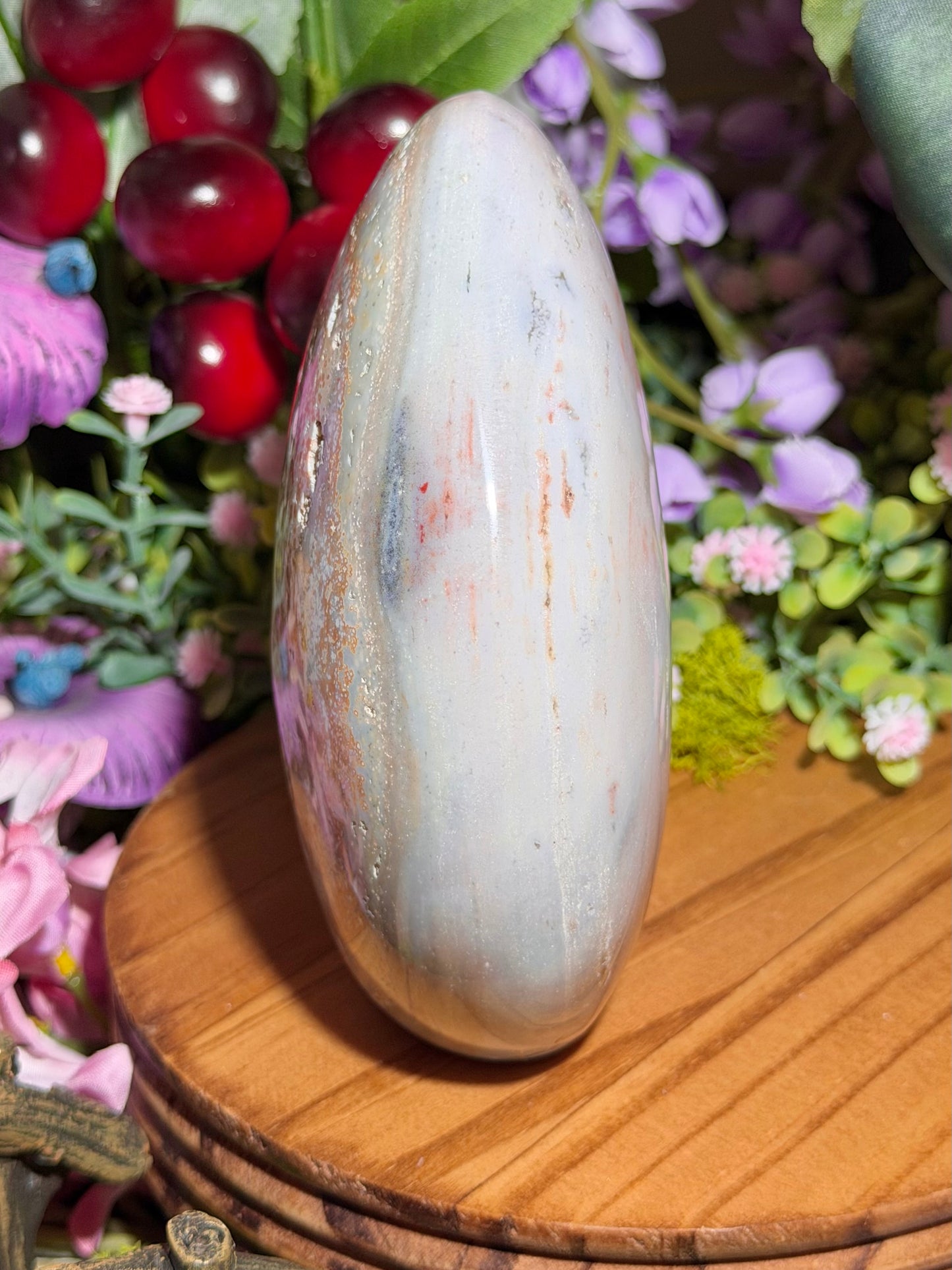 Pastel cotton candy sea jasper freeform