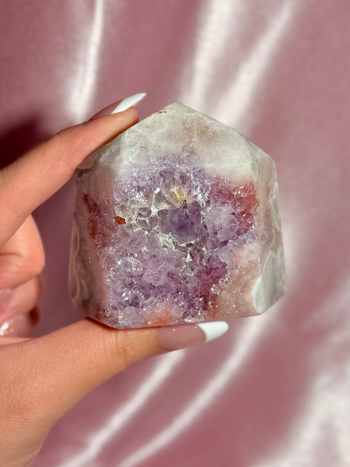 Brazilian Pink Amethyst Tower