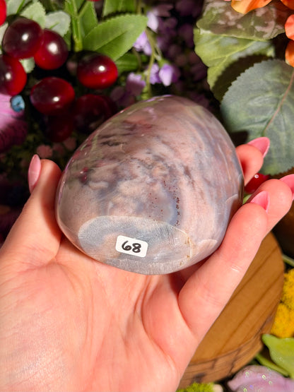 Pastel purple sea jasper freeform