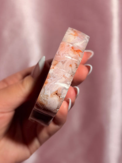 Indonesian Pink Carnelian Cloud Carving (P)
