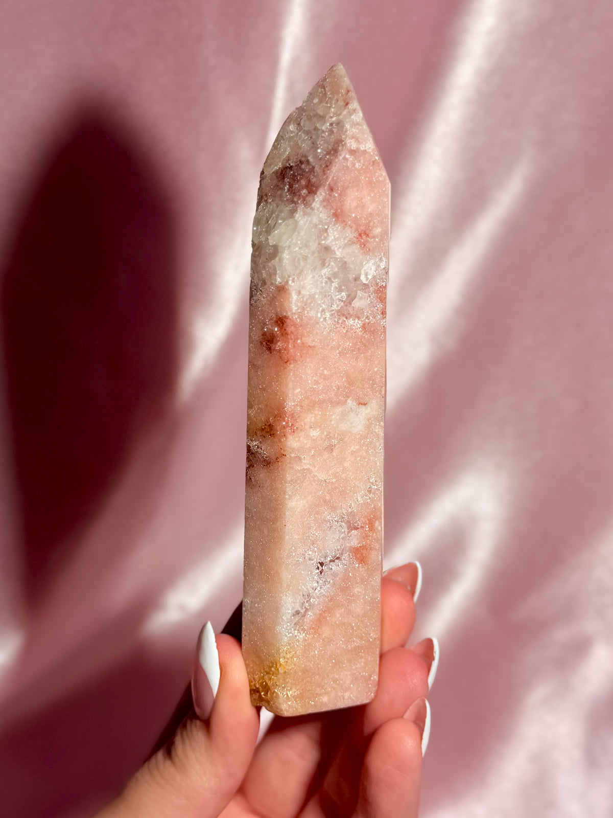 Brazilian Pink Amethyst Tower