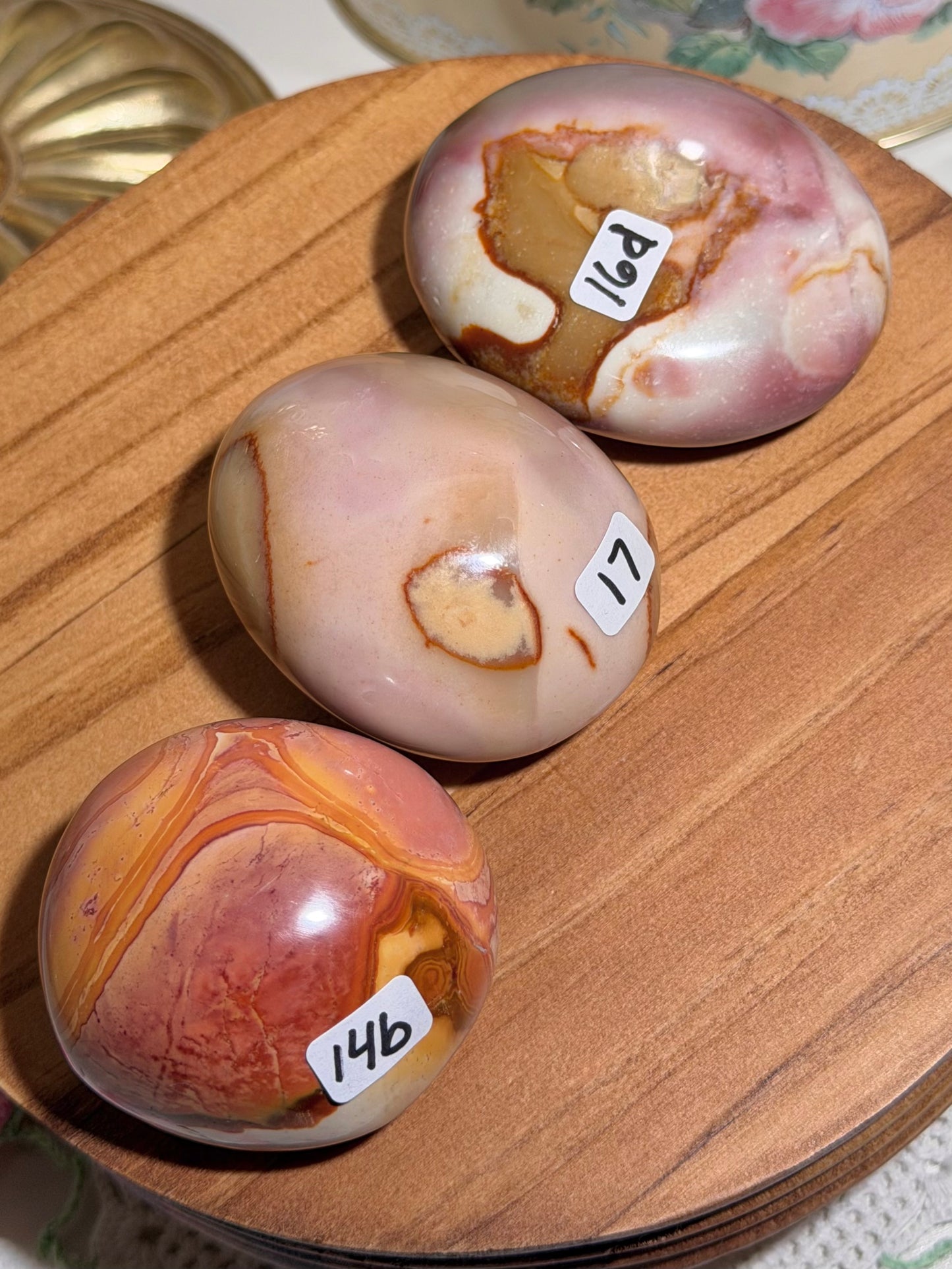 YOU PICK - Pastel polychrome palmstones