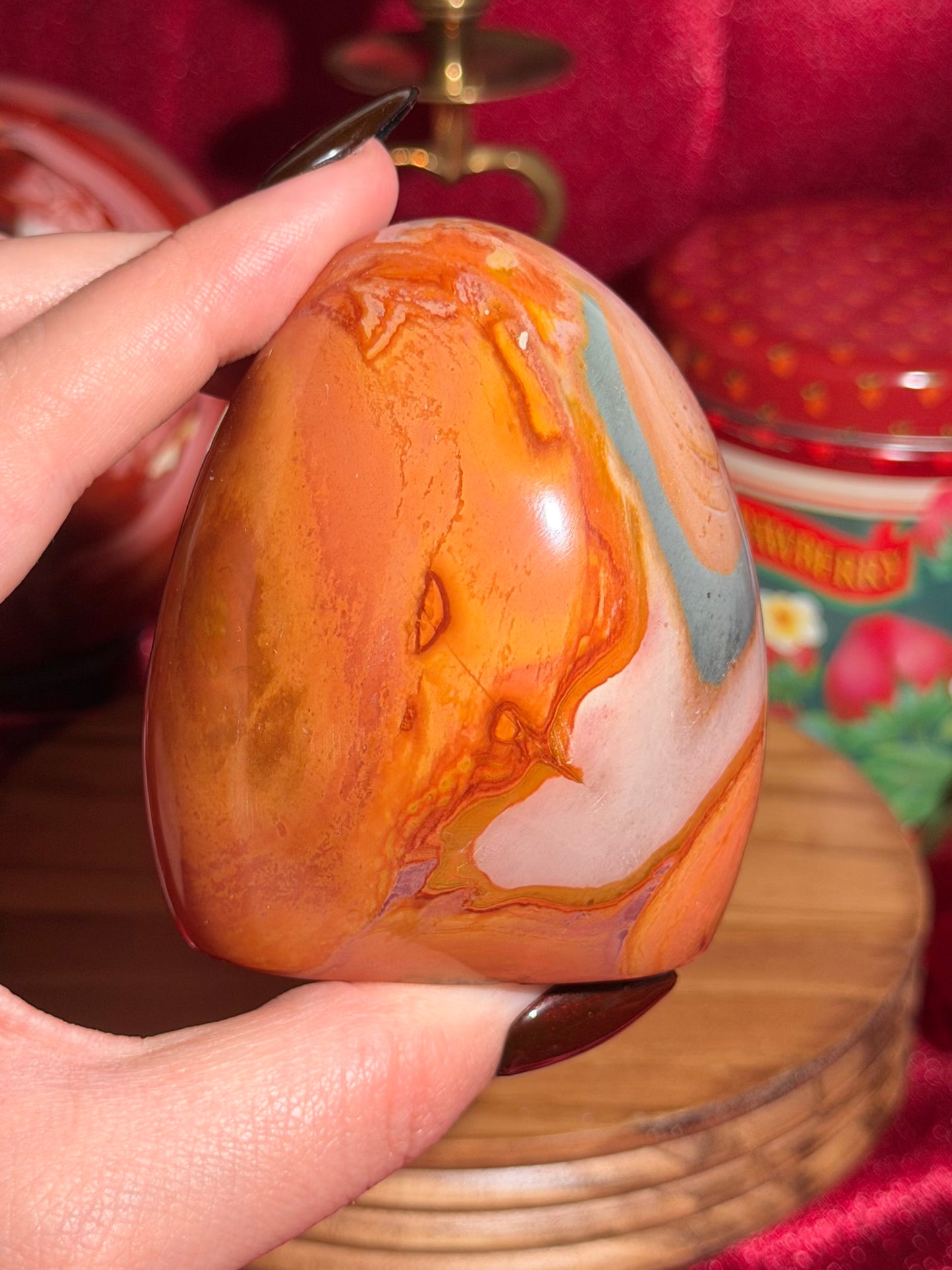 Polychrome jasper freeform