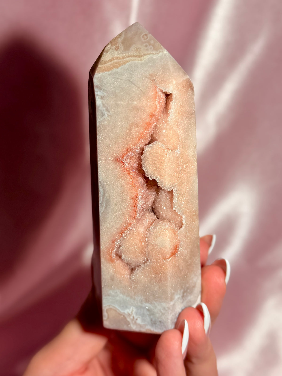 Brazilian Pink Amethyst Tower
