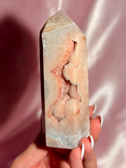 Brazilian Pink Amethyst Tower