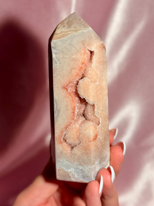 Brazilian Pink Amethyst Tower