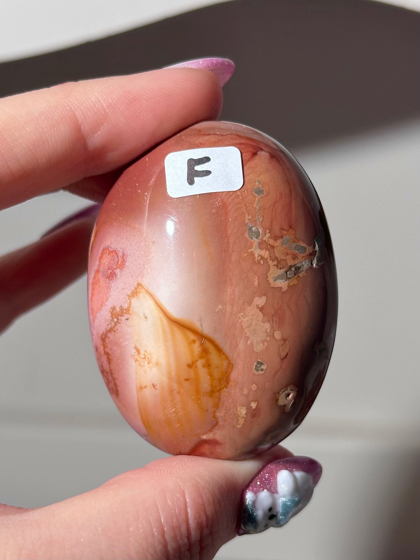“You pick!” - Polychrome jasper palmstones