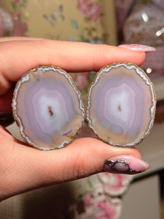Zhanguo agate pair K