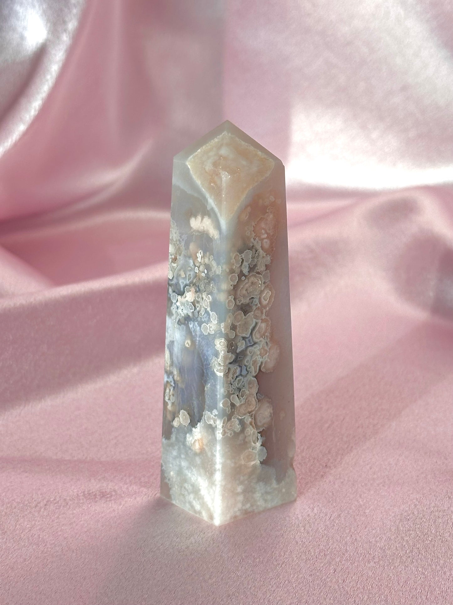 Flower agate tower (S)