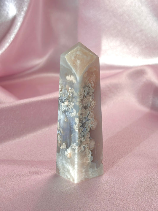 Flower agate tower (S)