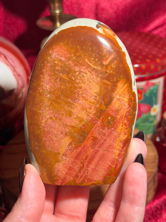 Polychrome jasper freeform