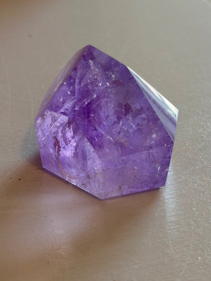 Purple phantom amethyst tower from Brazil