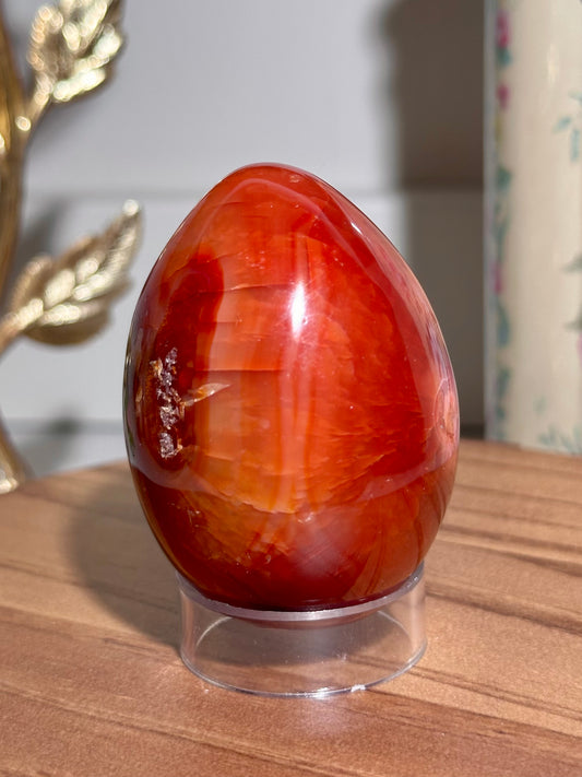 Toasty carnelian egg