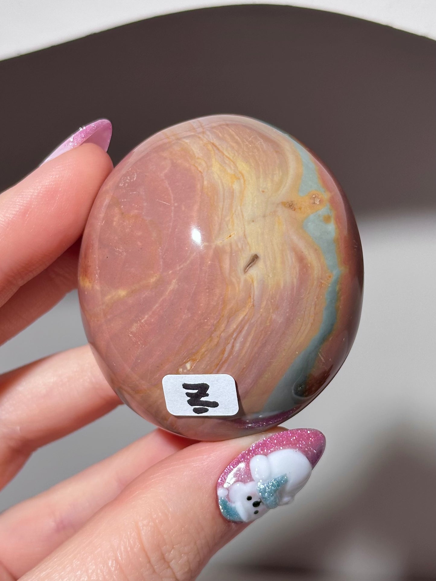 “You pick!” - Polychrome jasper palmstones