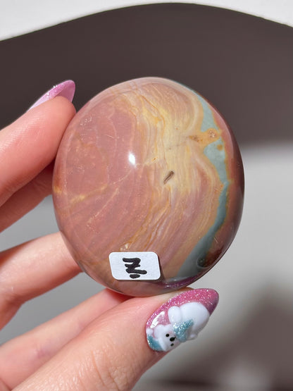 “You pick!” - Polychrome jasper palmstones
