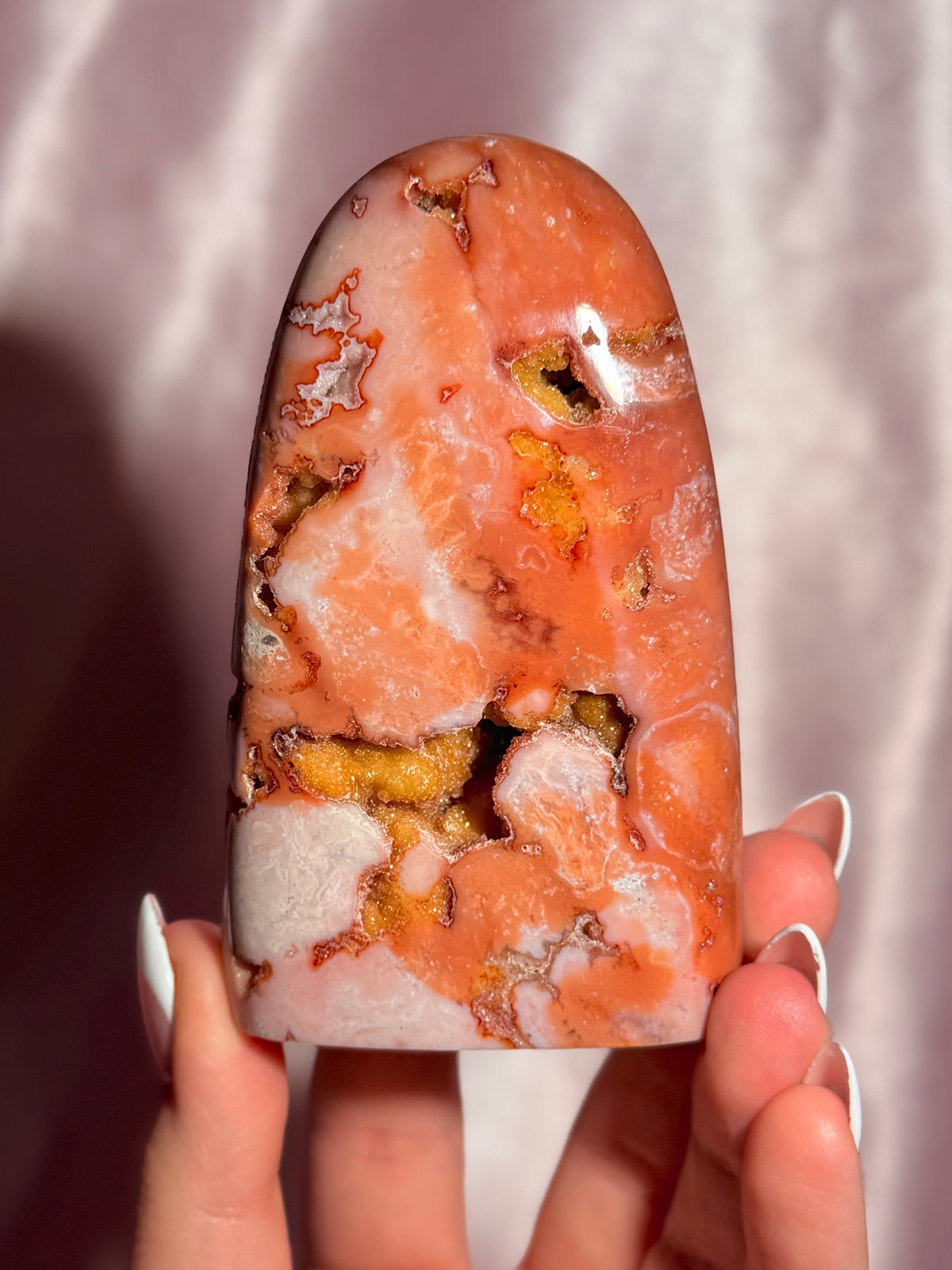 Indonesian Pink Carnelian Freeform (44A)